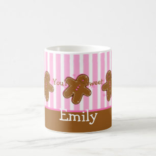 Tasse de coutume de pain d'épice de sucre et