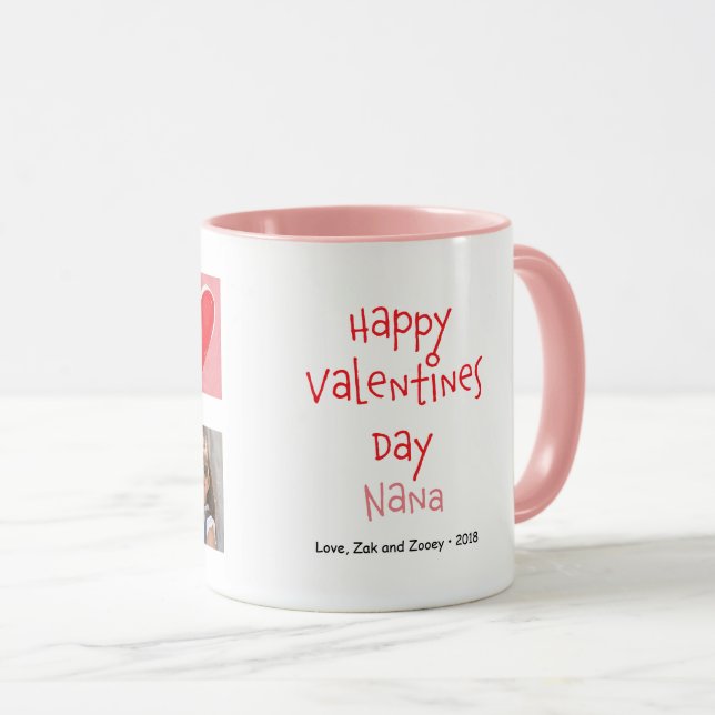 Tasse de coutume de photo de Nana 2 de heureuse (Devant droit)