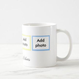 Tasse de coutume de quatre photos