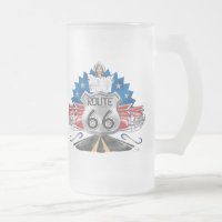 Tasse de cow-girl de l'itinéraire 66