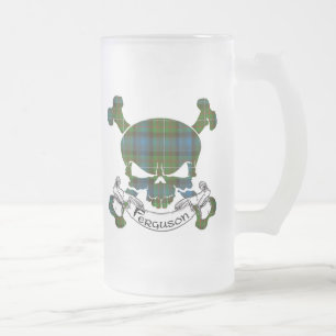 Tasse de crâne de tartan de Ferguson