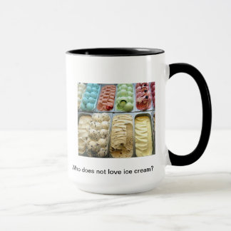 Tasse de crème glacée