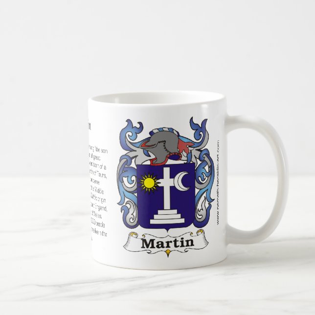 Tasse de crête de famille de Martin (Droite)