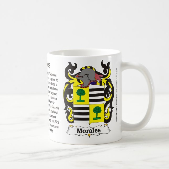 Tasse de crête de famille de Moralès (Droite)