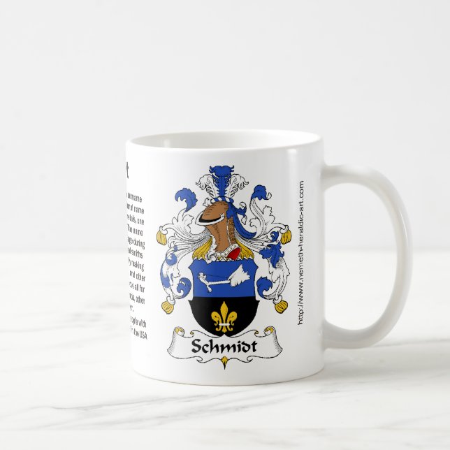 Tasse de crête de famille de Schmidt (Droite)