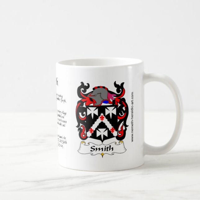 Tasse de crête de famille de Smith (Droite)