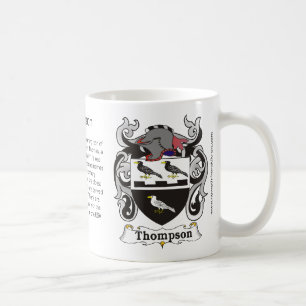 Tasse de crête de famille de Thompson