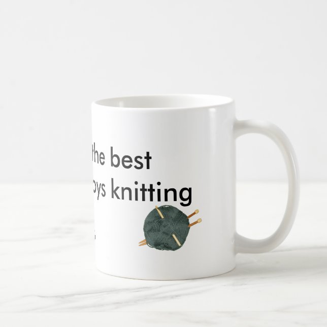 Tasse de crochet de Knit (Droite)