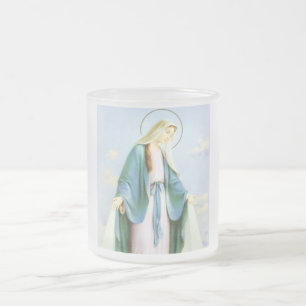 Tasse de croissant de lune de Vierge Marie