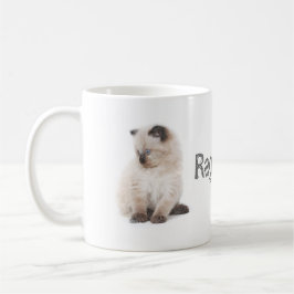 Tasse de croquis de chaton de Ragdoll