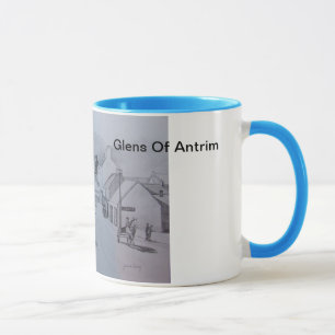 Tasse de croquis de Cushendall (gorges d'Antrim)