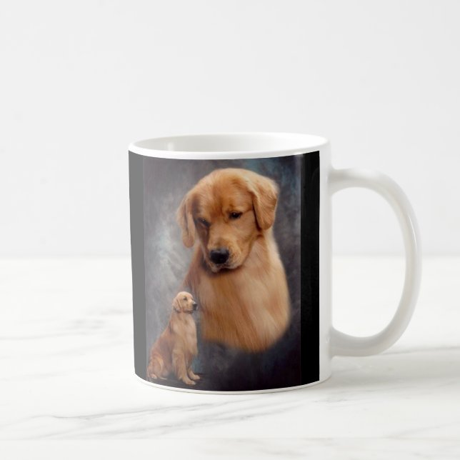 Tasse de croyant de golden retriever (Droite)