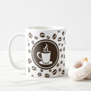 Tasse de cuisson à la vapeur élégante de motif 