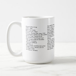 Tasse de culture de rangée d'Oliver 60 avec Spéc.