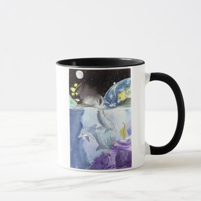 Tasse de dauphins (Droite)