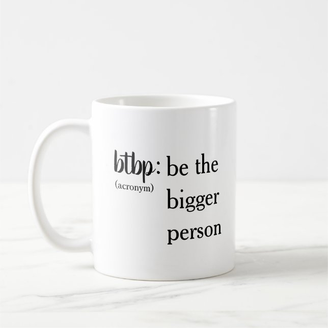 Tasse de définition de BTBP (Gauche)