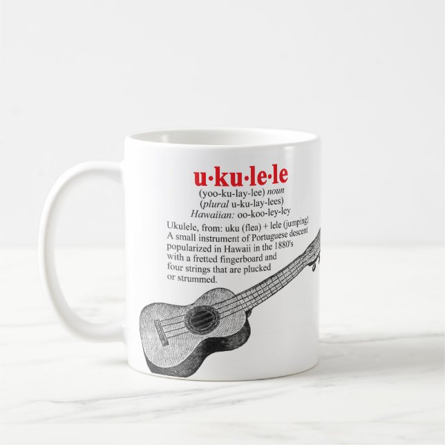 Tasse de définition d'ukulélé (Gauche)