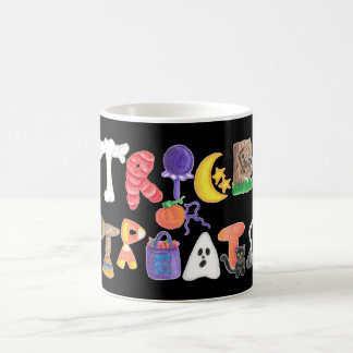 Tasse de des bonbons ou un sort