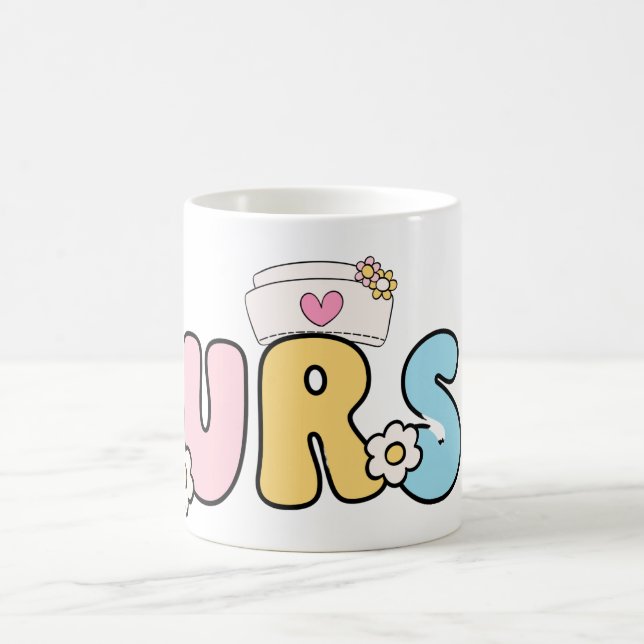 tasse de design de célébration de la vie infirmièr (Centre)