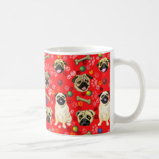 Tasse de design Red Pug