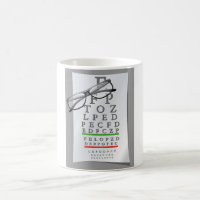 Tasse de diagramme d'optométriste
