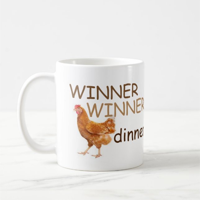 Tasse de dîner de poulet de gagnant de gagnant (Gauche)