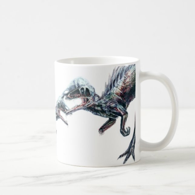 Tasse de dinosaure de zombi (Droite)