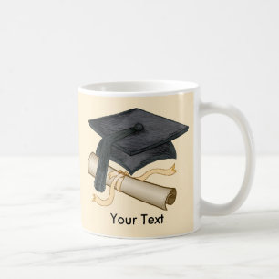 Tasse de diplôme de bonnet de graduation