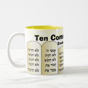 Tasse de Dix commandements