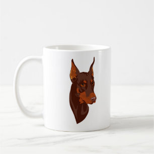 Tasse de dobermann