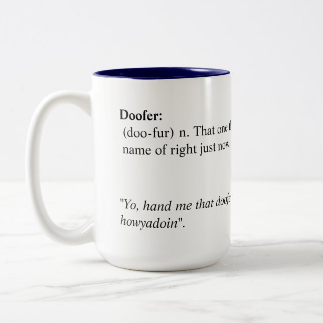 Tasse de Doofer (Gauche)