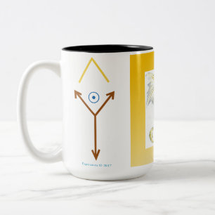 Tasse de dragon à ailes par blanc