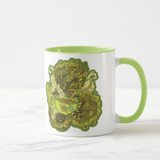 Tasse de dragon de thé