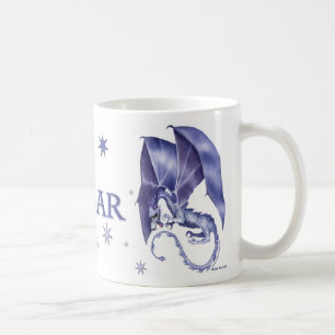 Tasse de dragon d'étoile bleue pour Edgar
