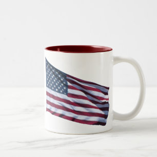 Tasse de drapeau américain