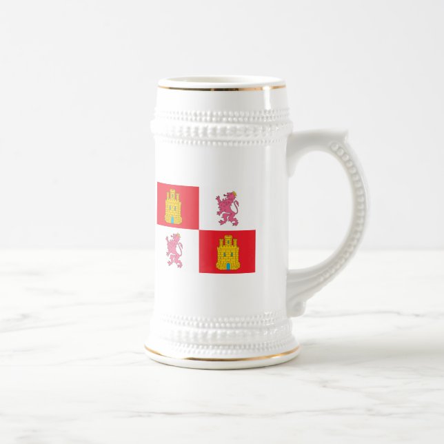 Tasse de drapeau de Castille et de Léon (Droite)