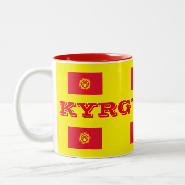Tasse de drapeau de Kyrgyzstan* (Gauche)
