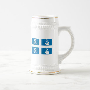 Tasse de drapeau de la Martinique