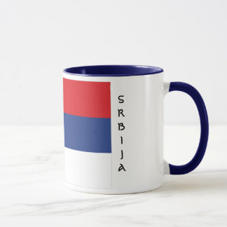 Tasse de drapeau de la Serbie