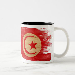 Tasse de drapeau de la Tunisie
