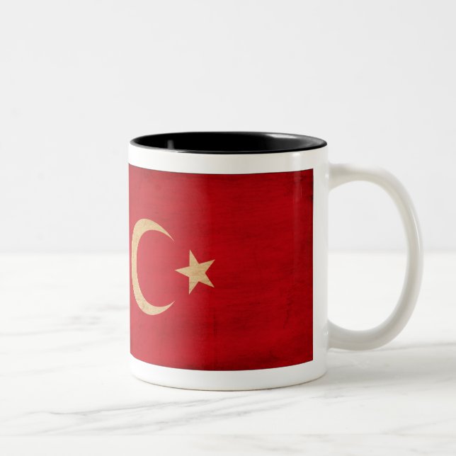 Tasse de drapeau de la Turquie (Droit)