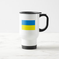 Tasse de drapeau de l'Ukraine