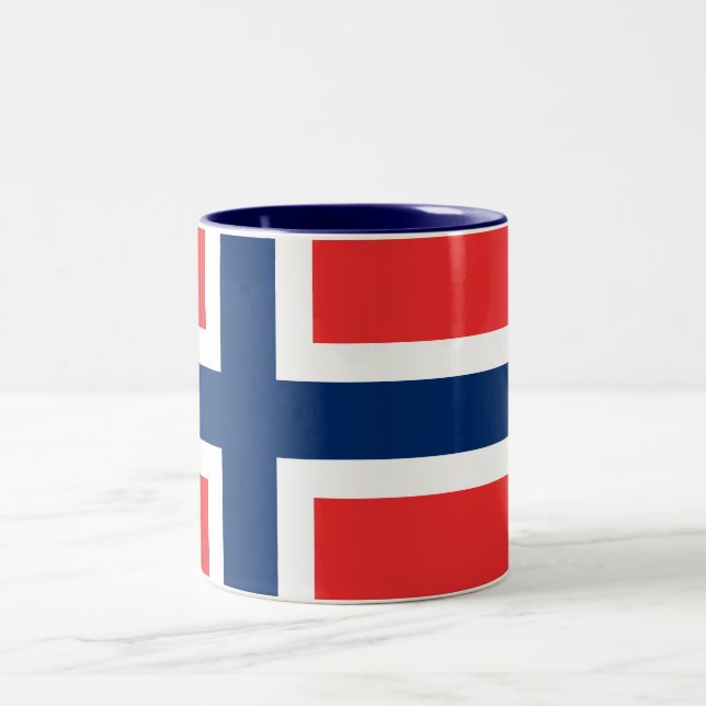 Tasse de drapeau de Norweigan (Centre)