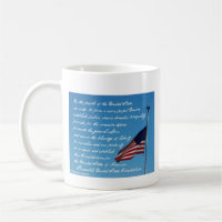 Tasse de drapeau de préambule de constitution des