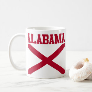 Tasse de drapeau d'état de l'Alabama
