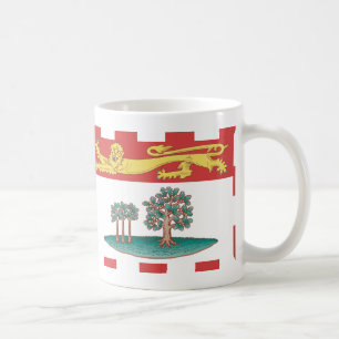 Tasse de drapeau d'île Prince Edouard