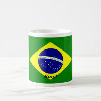 Tasse de drapeau du Brésil