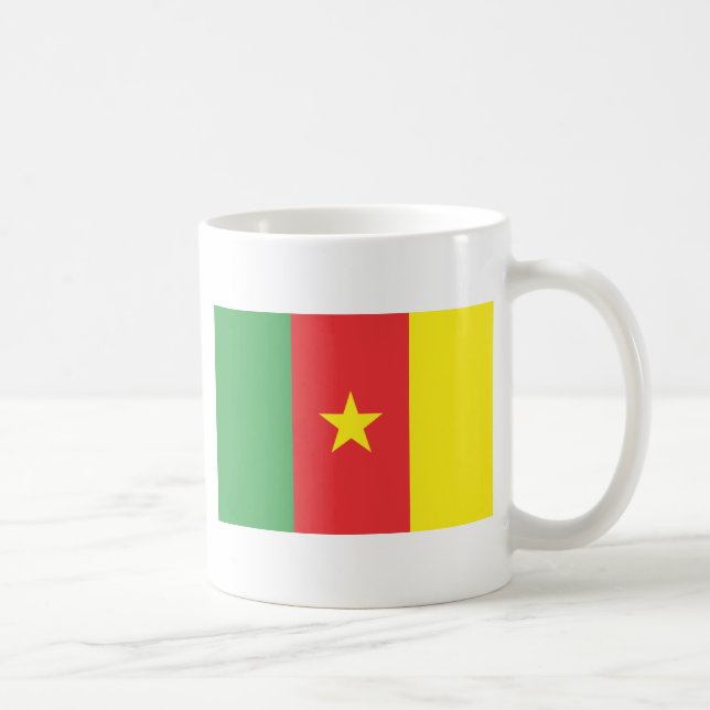 Tasse de DRAPEAU du CAMEROUN (Droite)