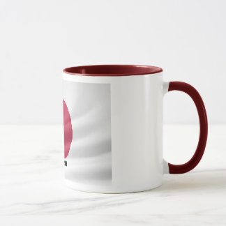 Tasse de drapeau du Japon