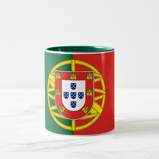 Tasse de drapeau du Portugal (Centre)